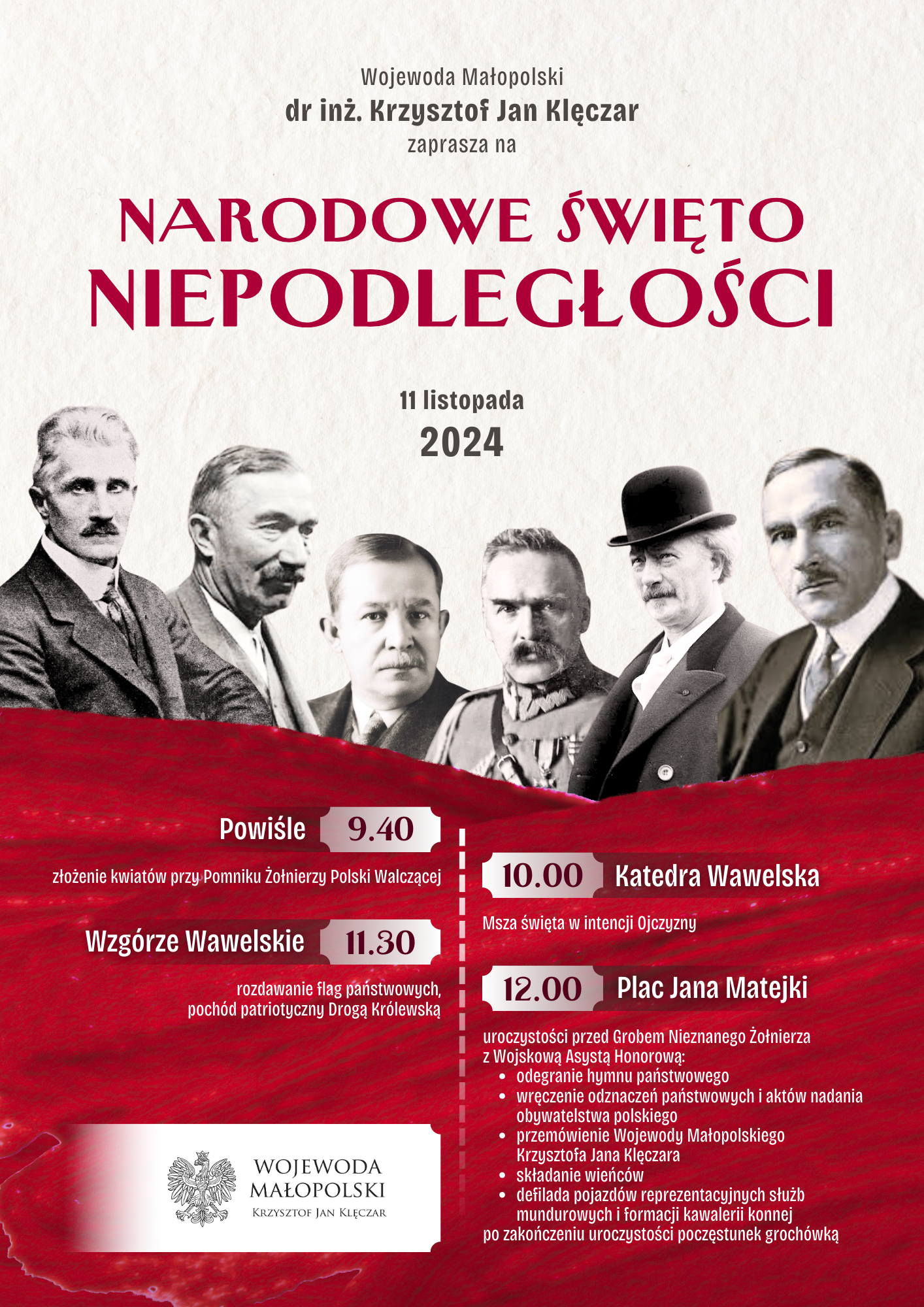 Plakat Narodowe Święto Niepodległości