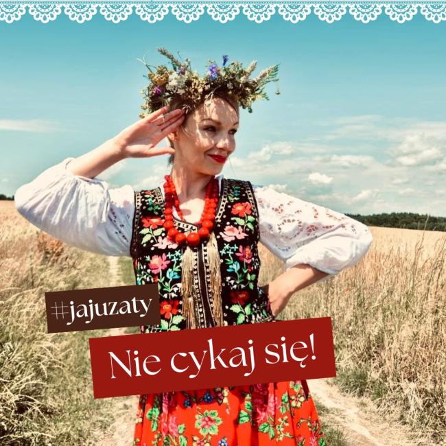 Plakat reklamujący tegoroczną kampanie #jajuzaty