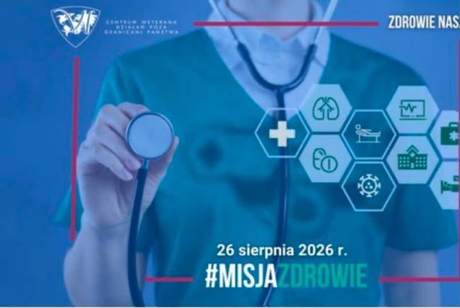 Grafika zapowiadająca akcję Misja zdrowie 