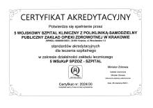 Certyfikat - Akredydacja 2024/30