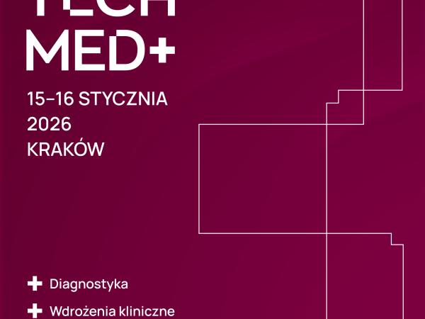 plakat zapraszający na koncję TECHMED