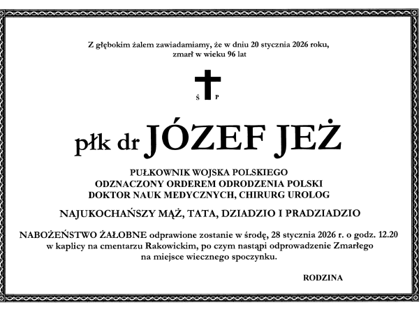 płk. dr Józef Jeż